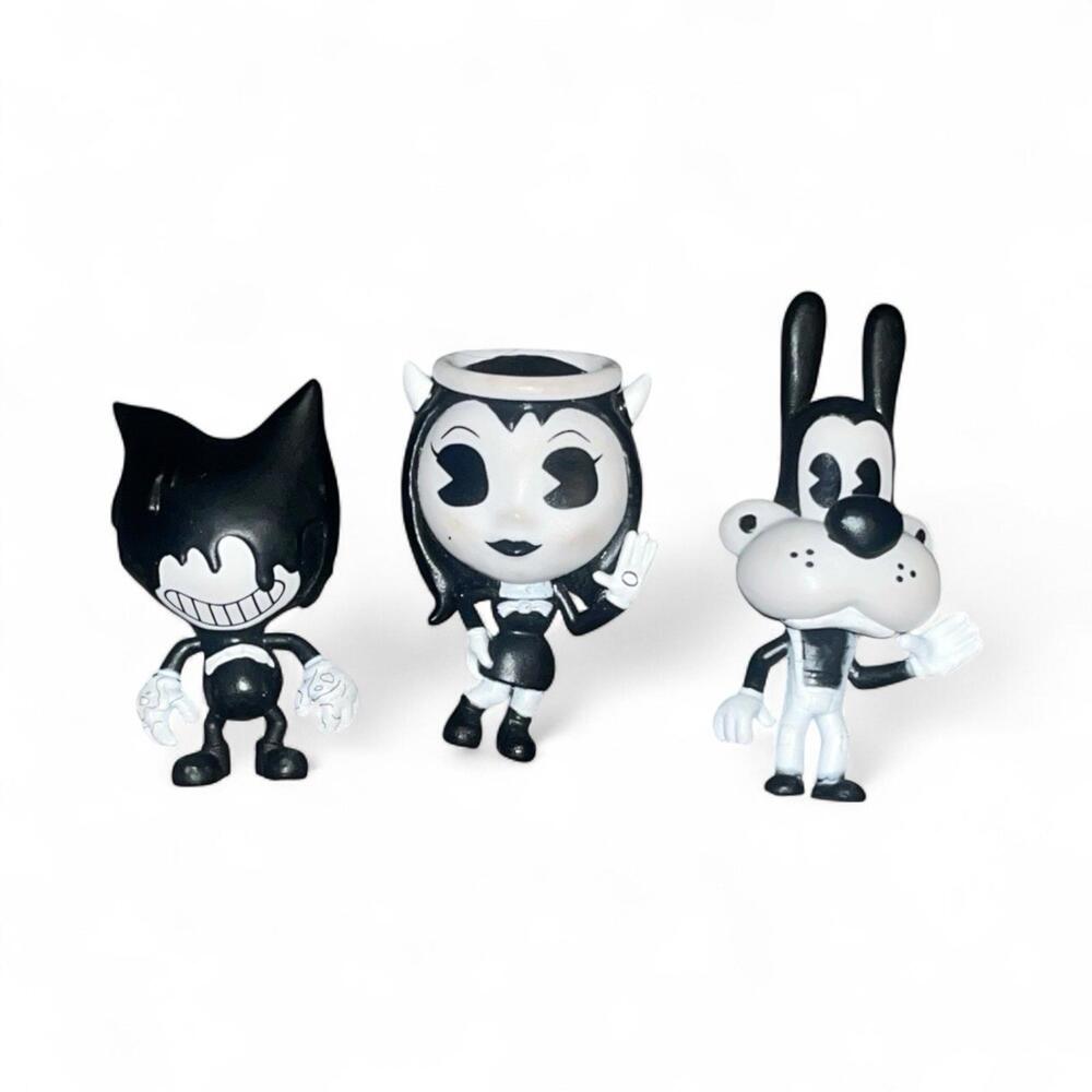 Bendy and the Ink Machine Collectible Figure Lot Of 3 Mini Figures